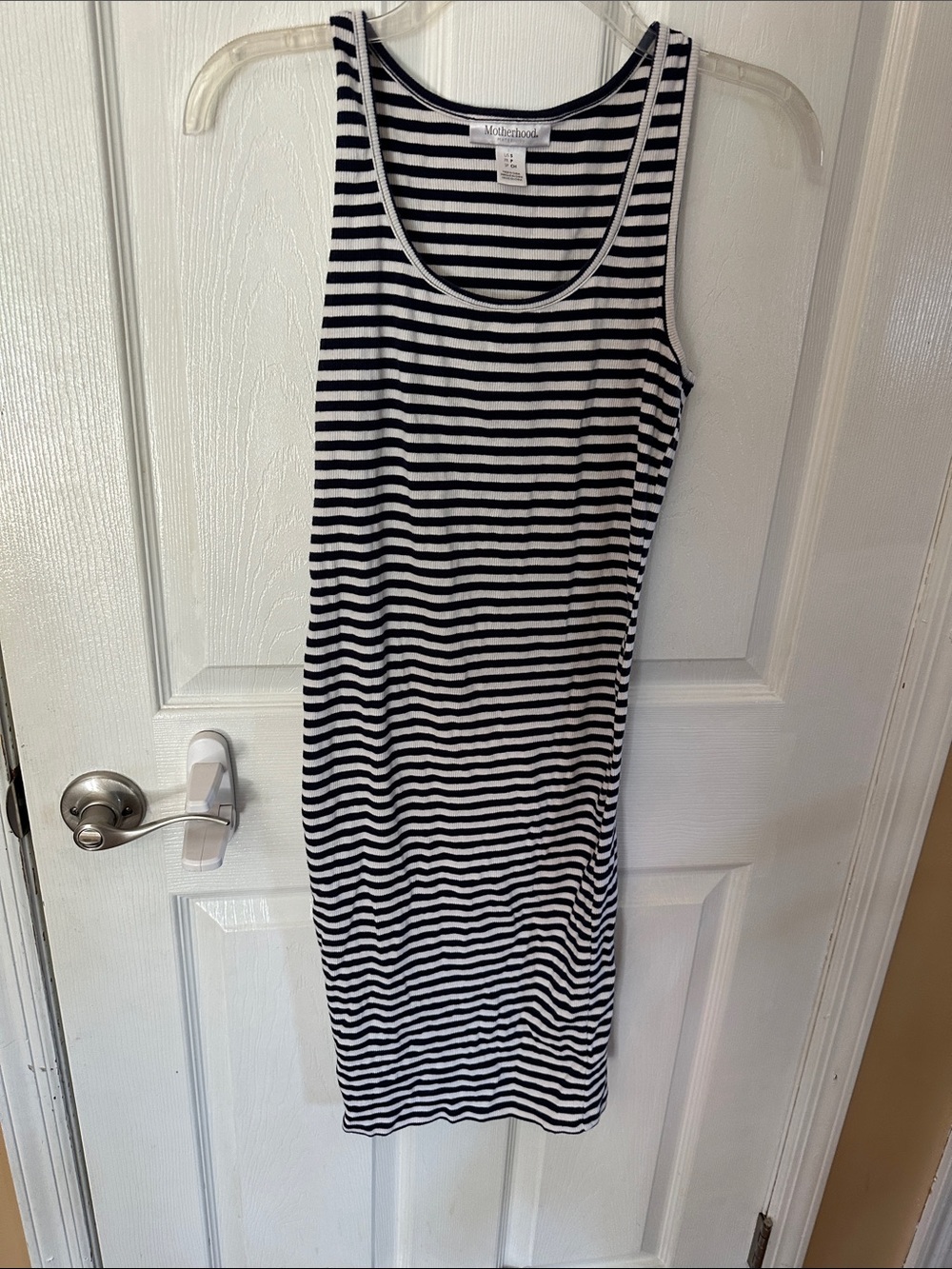 Motherhood Maternity  Striped Midi Tank Dress